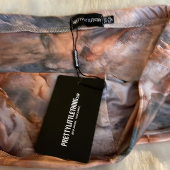 Plt Water Renaissance Print Helsa Slinky Bandeau Crop Top, Size 10, NWT - Picture 6 of 13